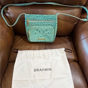 Brahmin Turquoise Crossbody Bag